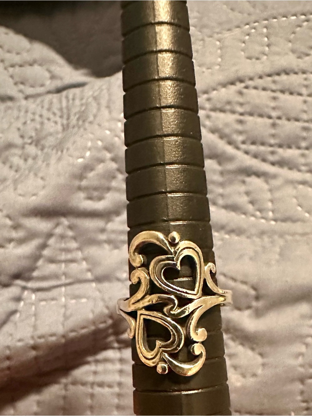 James Avery Swirls & Scrolls Heart Ring